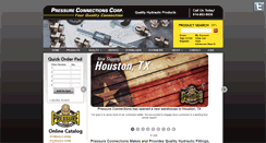 Desktop Screenshot of pressureconnections.com